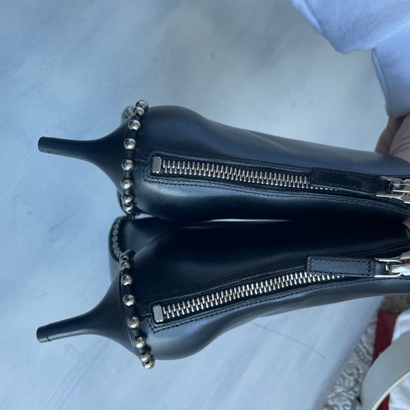❌SOLD❌Alexander Wang Eri Low Booties Black Zipper - Picture 7 of 11